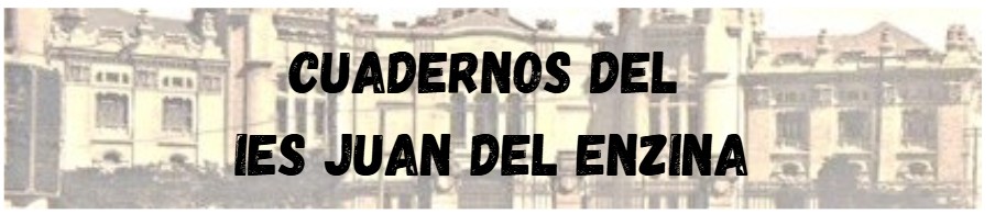 Portada cuadernos IES juan del enzina