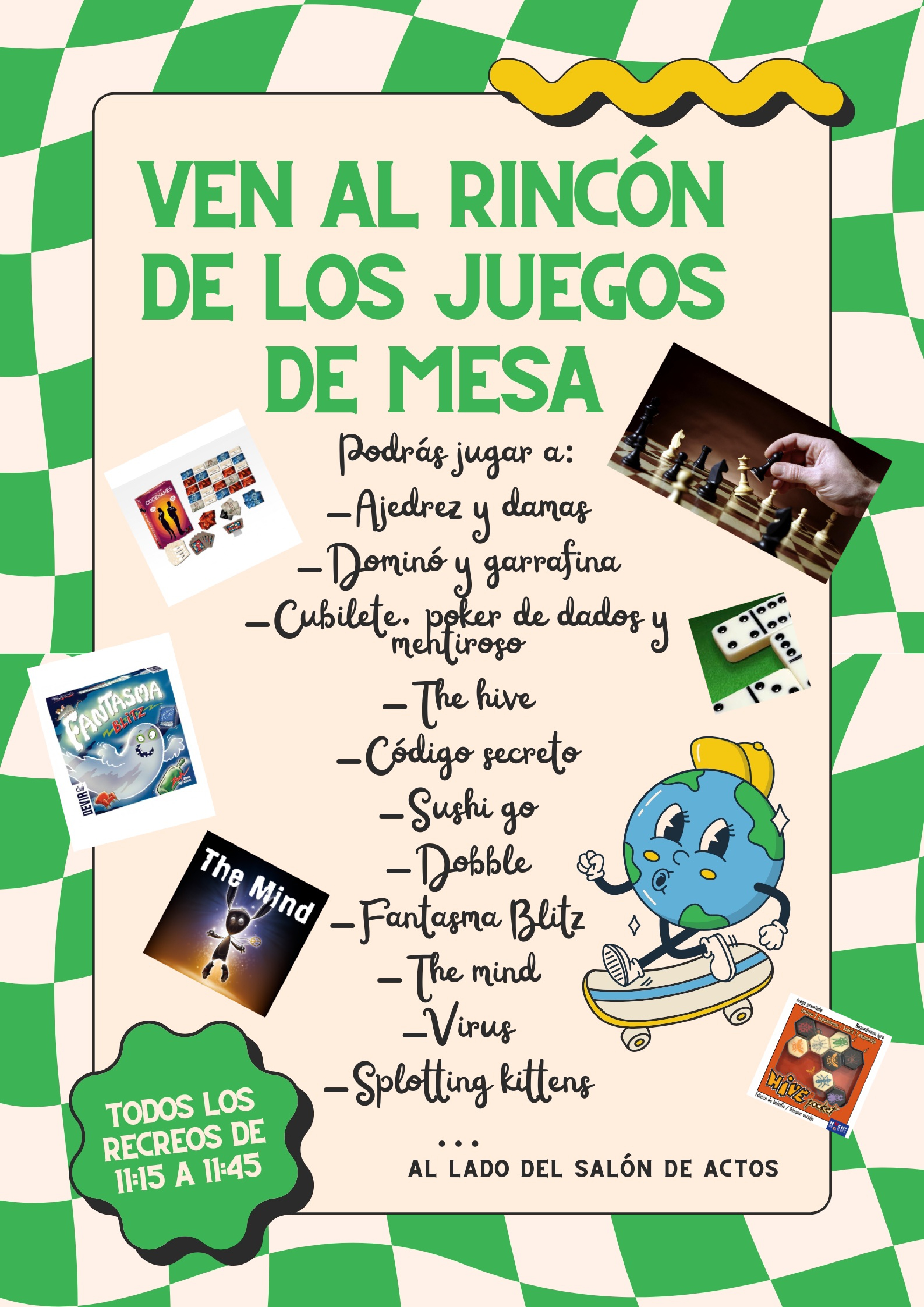 Cartel Juegos