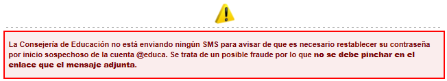 aviso educacyl