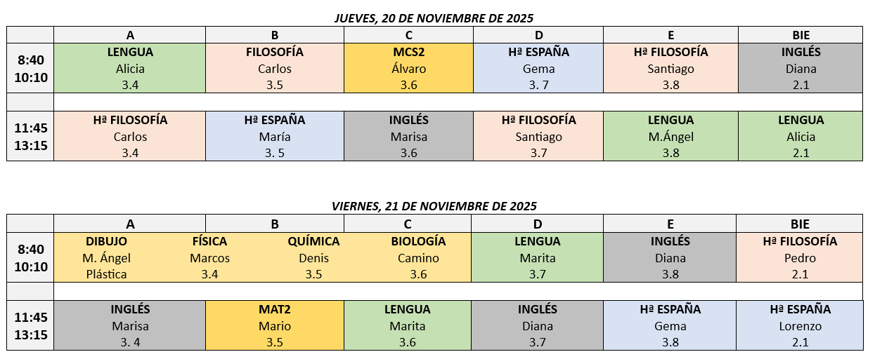 25_26_calendario examenes 2bach 1